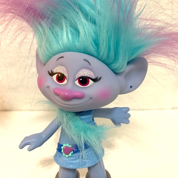 Trolls Poppy, SATIN & CHENILLE Dolls Lot of  3 Figures - DreamWorks 2015 - Picture 4 of 5